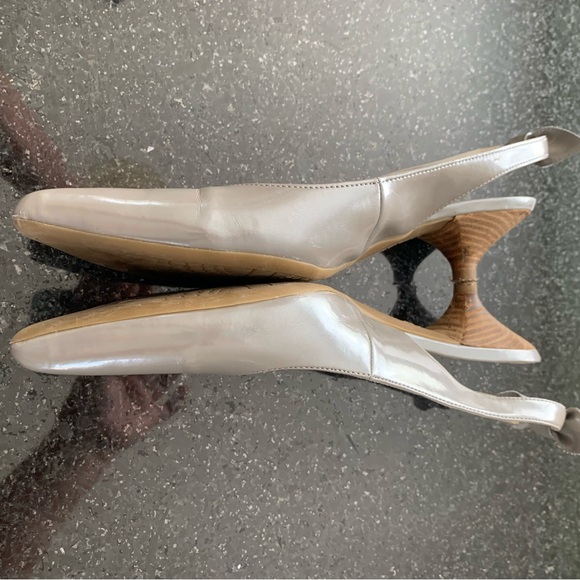 🩶 Anne Klein iflex Slingback Kitten Heels - Picture 2 of 8